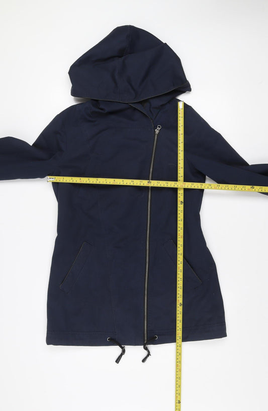 Womens UK Size M VERO MODA Blue Parka Coat