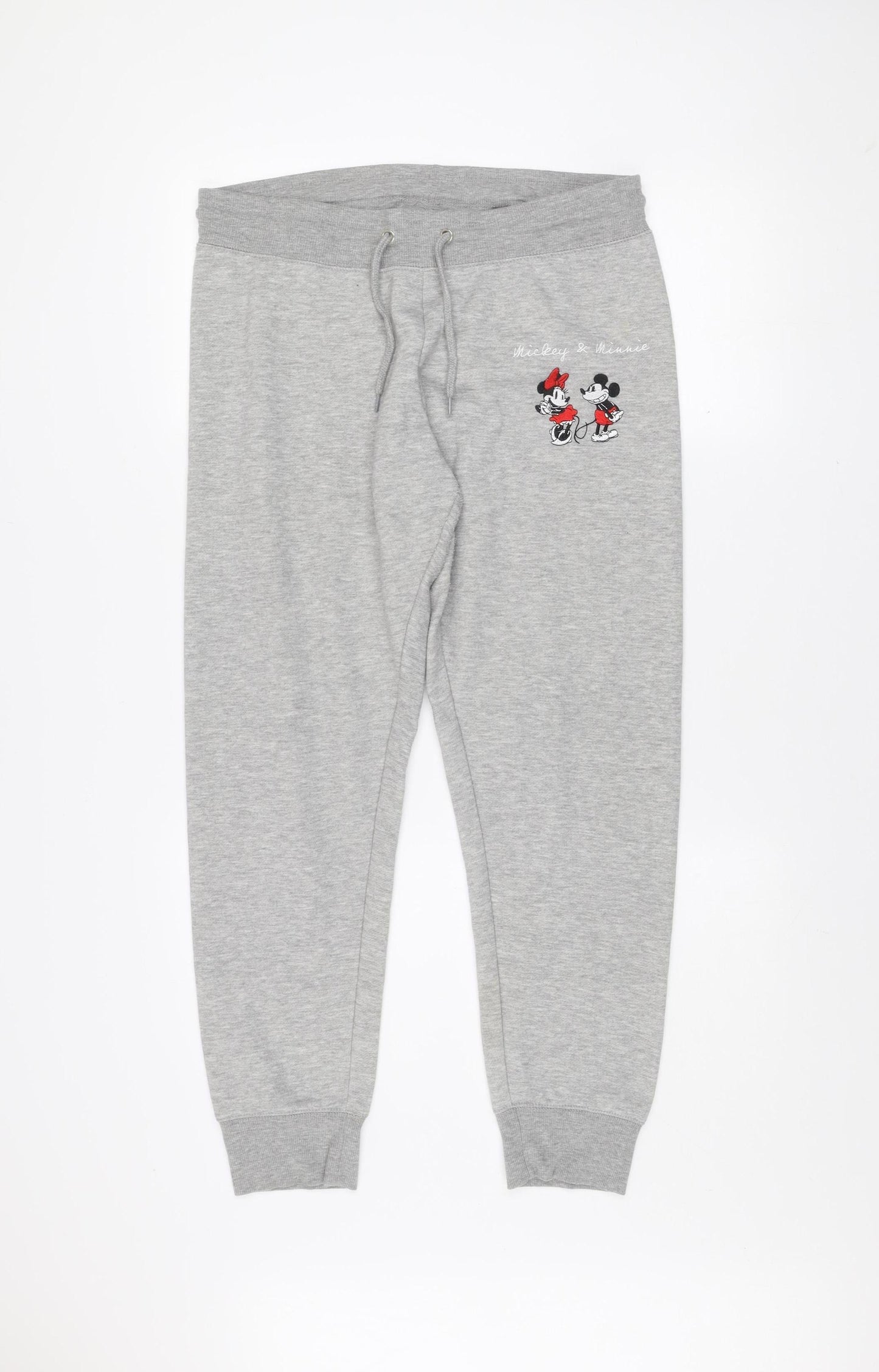 Womens UK Size 12-14 Disney Relaxed Fit Jogger Grey Trousers
