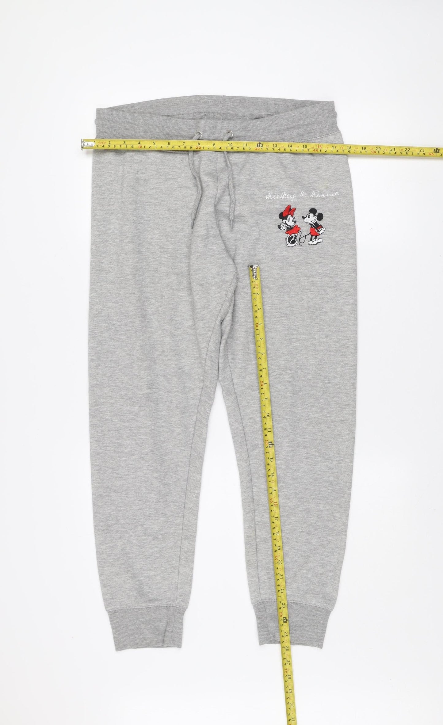 Womens UK Size 12-14 Disney Relaxed Fit Jogger Grey Trousers