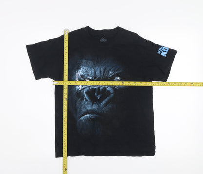 Universal Studios Kids Black King Kong Graphic T-Shirt M Cotton