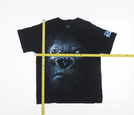 Universal Studios Kids Black King Kong Graphic T-Shirt M Cotton