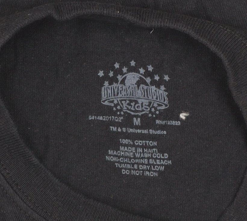 Universal Studios Kids Black King Kong Graphic T-Shirt M Cotton