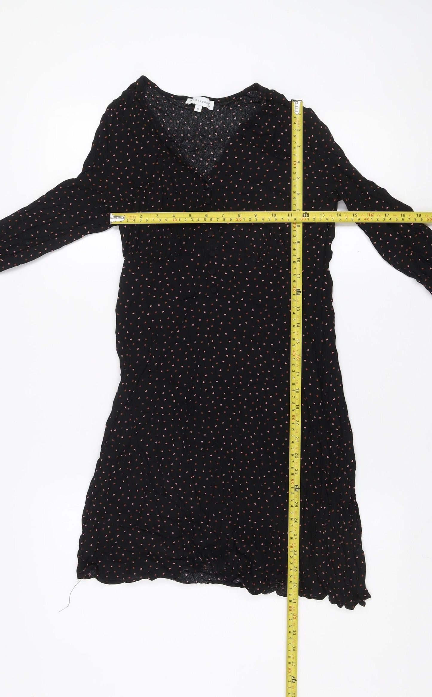 Womens UK Size 12 Warehouse Shift Dress