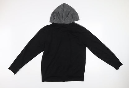 Mens UK Size L JACK & JONES Black Gym & Training Casual Walking Jacket