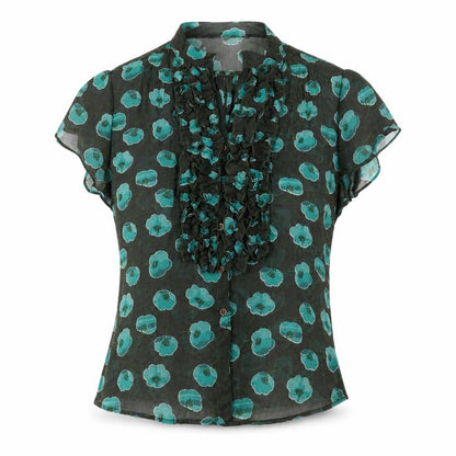 Womens UK Size 12 Atmosphere Green Camisole Blouse