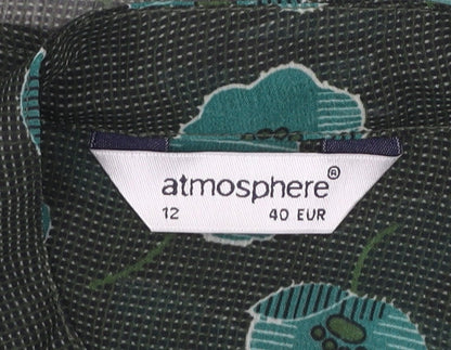 Womens UK Size 12 Atmosphere Green Camisole Blouse
