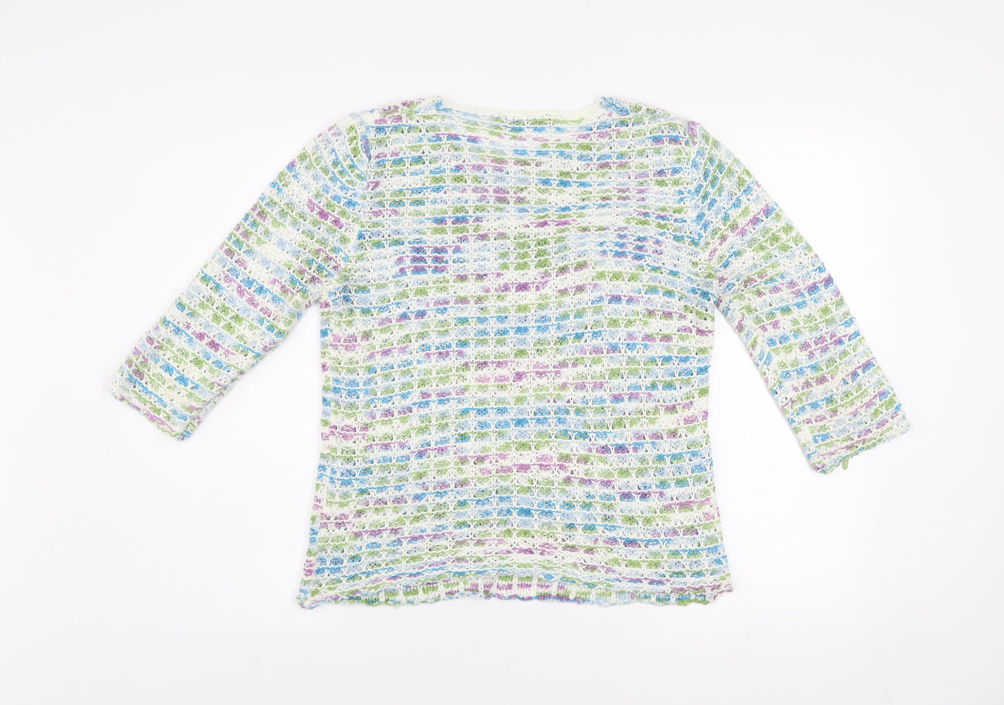 Womens UK Size S Just Elegance Multicoloured Pullover Jumper