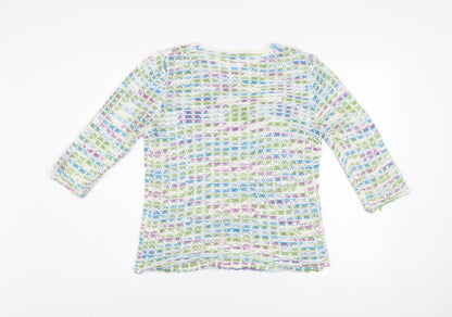 Womens UK Size S Just Elegance Multicoloured Pullover Jumper