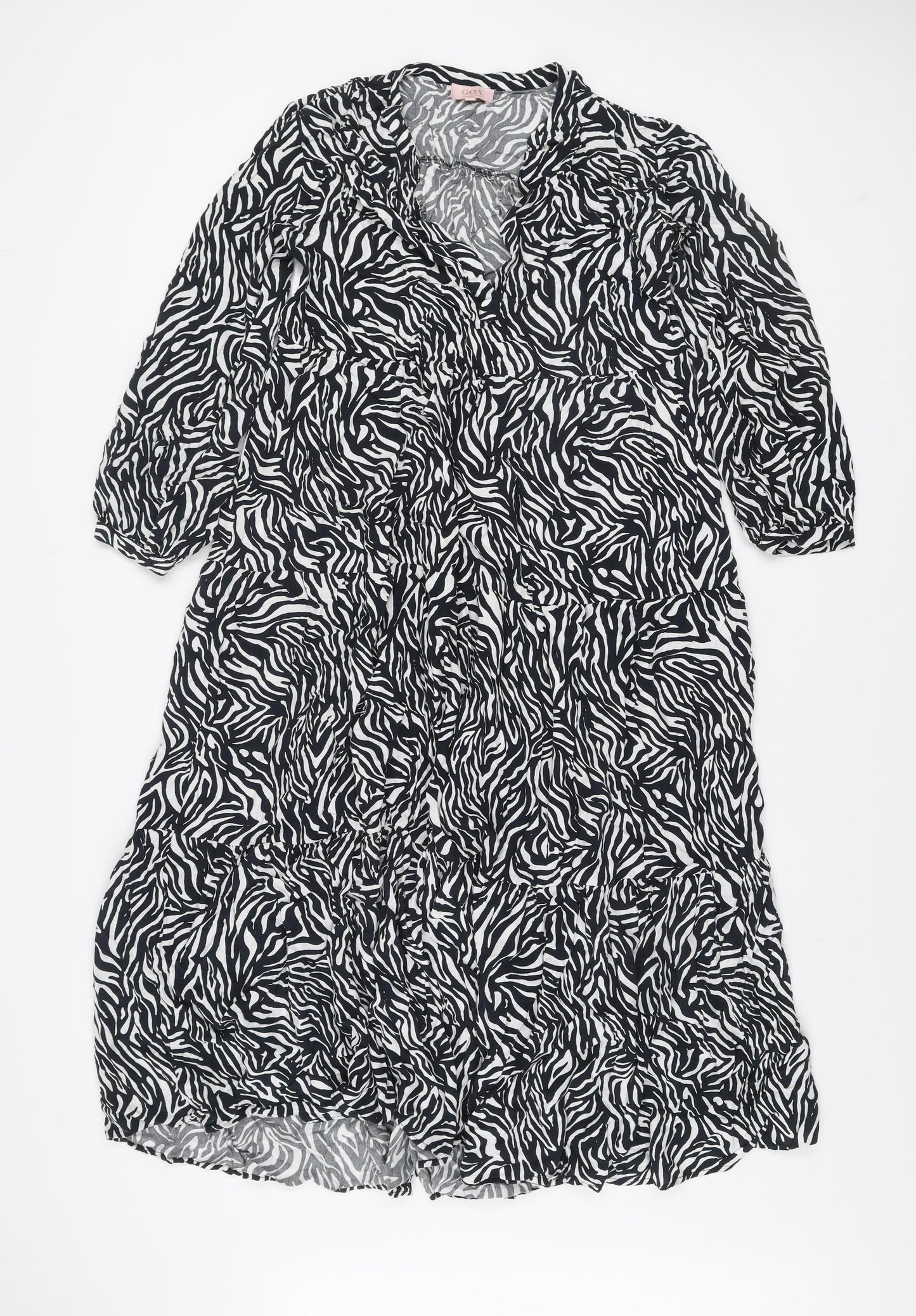 Womens UK Size M Goa A-Line Dress