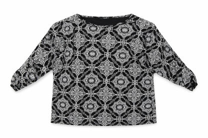 Womens UK Size 16 Quiz Black Tunic Blouse