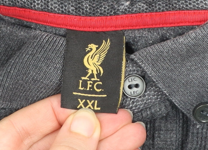 Mens UK Size 2XL LFC Cotton Blend Polo Shirt