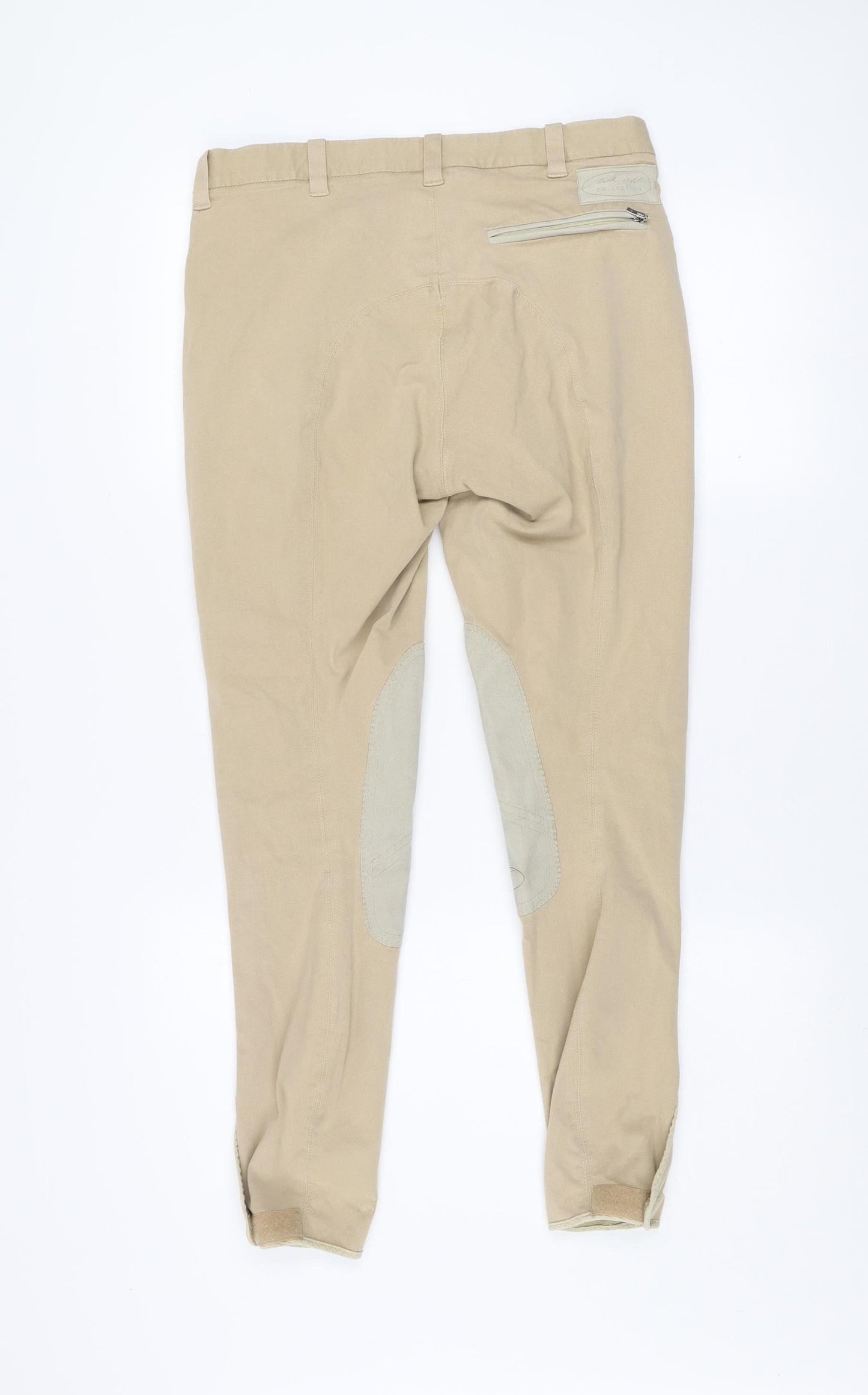 Mark Todd Mens Beige 32 Regular Fit Stretch Trousers