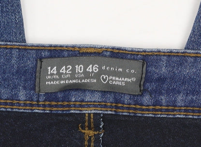 Primark Women's Blue Skinny Stretch Jeans Size 14 Denim Co