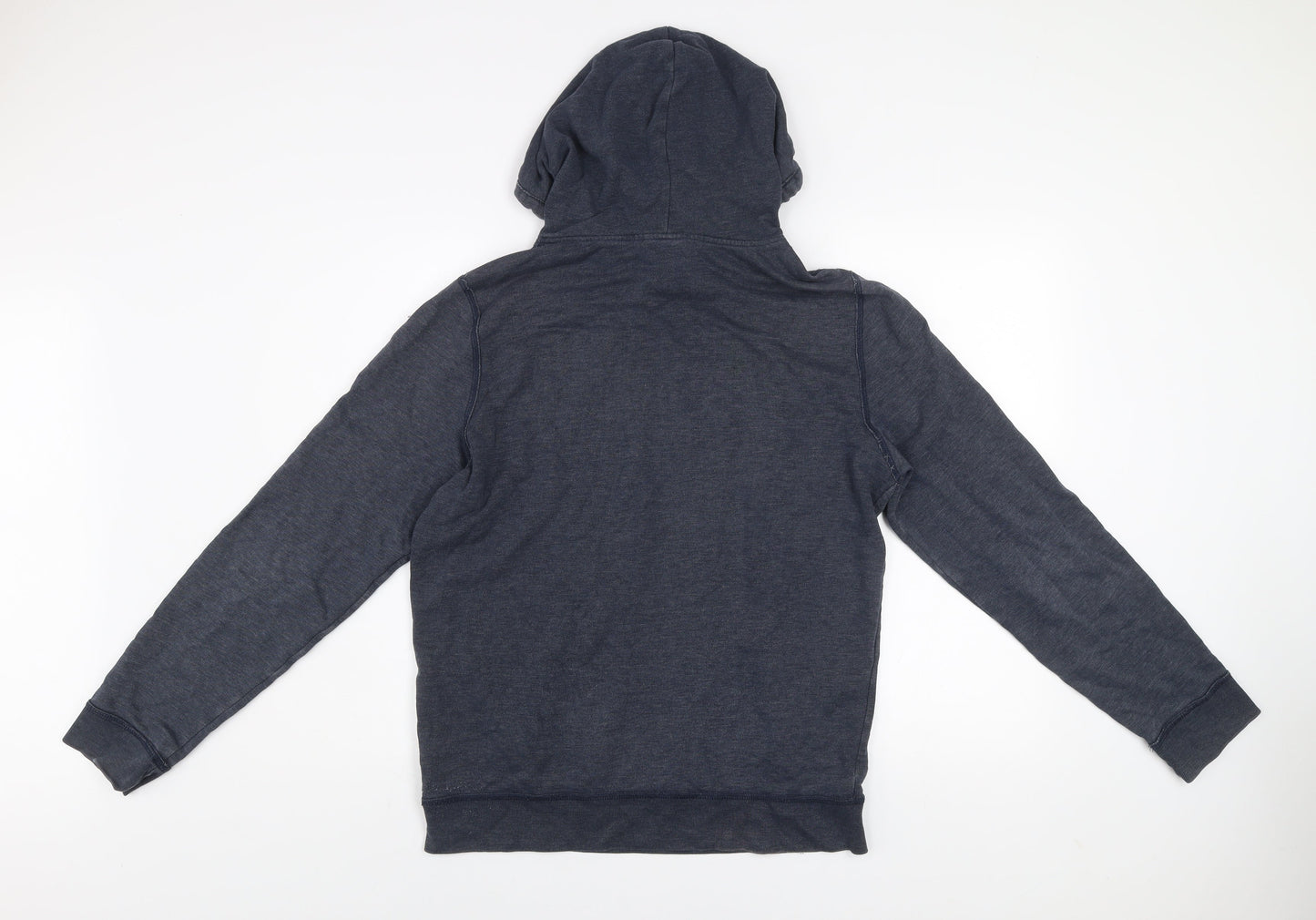 Mens UK Size M Hollister Blue Pullover Hoodie