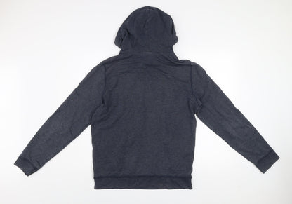 Mens UK Size M Hollister Blue Pullover Hoodie