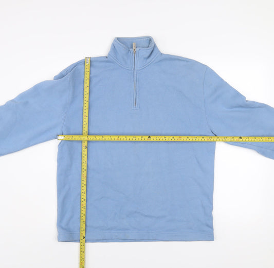 Mens UK Size S Topman Blue Pullover Sweatshirt
