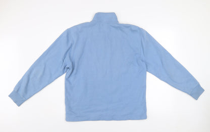 Mens UK Size S Topman Blue Pullover Sweatshirt