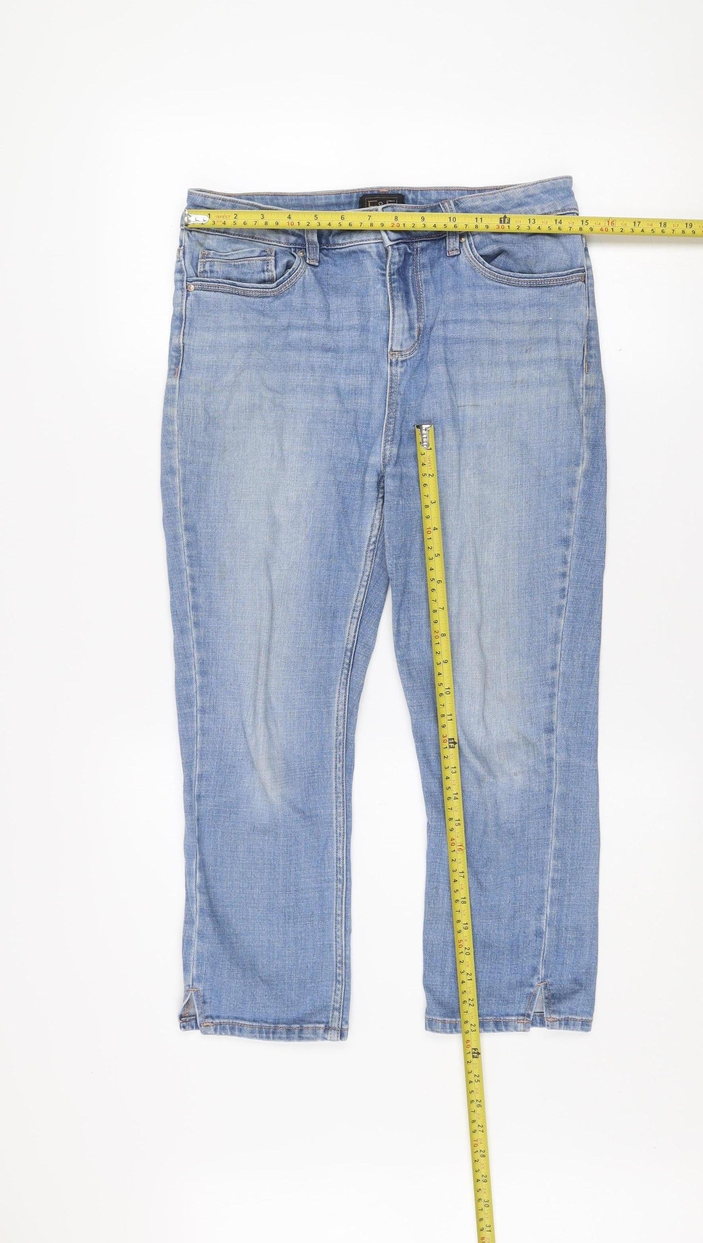 F&F Women’s Blue Straight Leg Jeans Size 10 Regular Denim