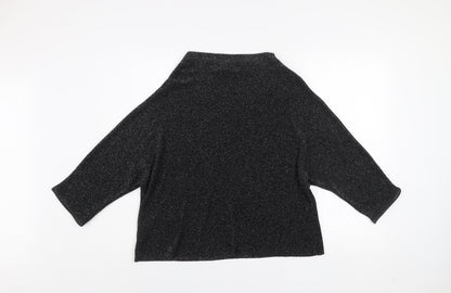 Womens UK Size 12 NEXT Black Pullover Jumper