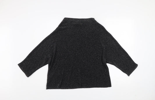 Womens UK Size 12 NEXT Black Pullover Jumper