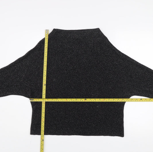 Womens UK Size 12 NEXT Black Pullover Jumper