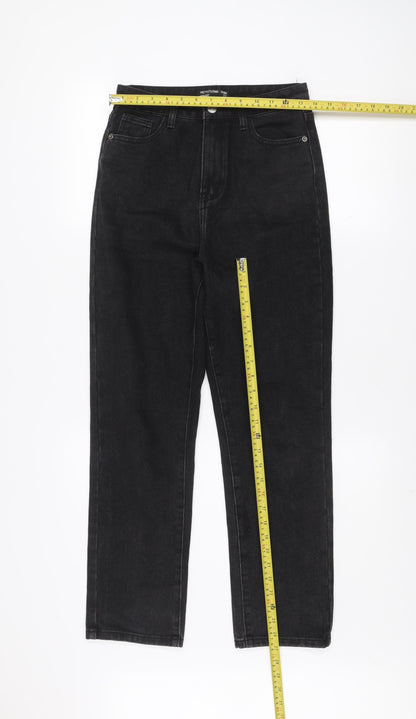 PrettyLittleThing Women Black Size 6 Straight Denim Jeans