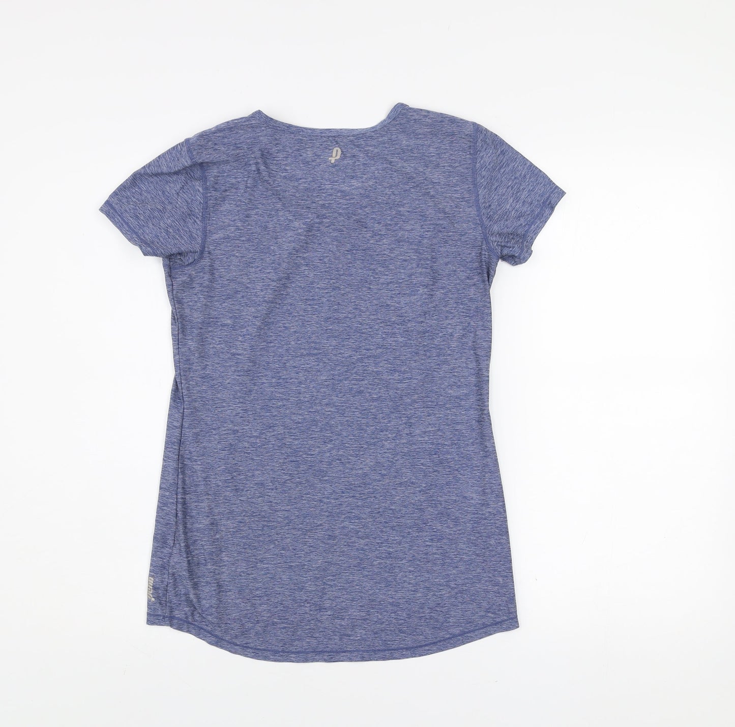 Womens UK Size XS Penn Blue Gym & Training Running & Jogging Yoga T-Shirt