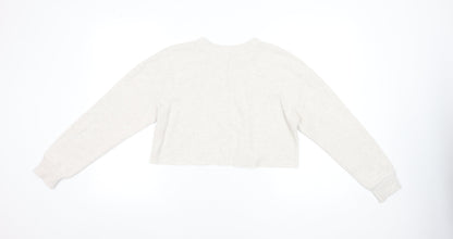 Womens UK Size S Zara Beige Pullover Jumper
