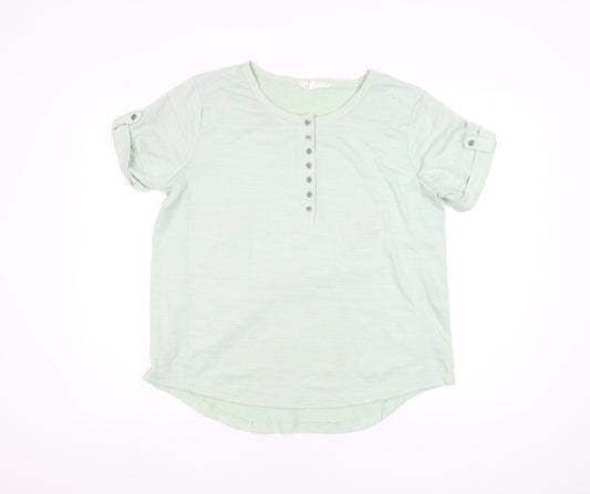 Mens UK Size L Jane + Delancey Green  T-Shirt