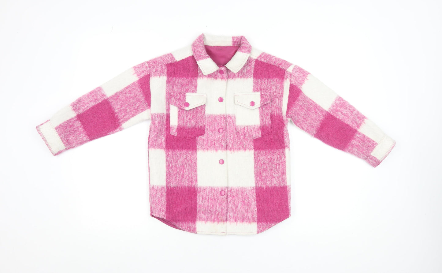 Girls UK Size 7-8 Years Dunnes Stores Pink Shirt Jacket