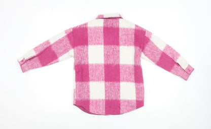 Girls UK Size 7-8 Years Dunnes Stores Pink Shirt Jacket