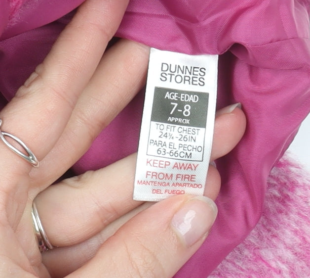 Girls UK Size 7-8 Years Dunnes Stores Pink Shirt Jacket