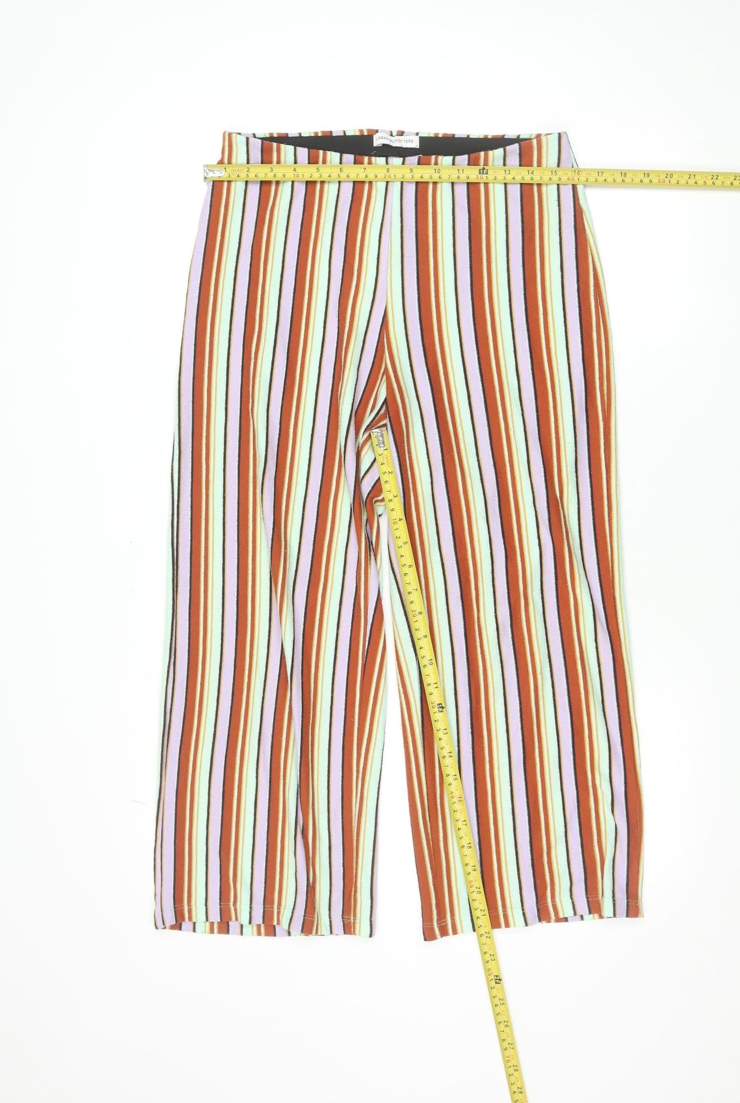 Womens UK Size M Urban Outfitters Regular Fit Casual Travel Multicoloured Trouse