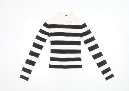 Womens UK Size 12 H&M Multicoloured Pullover Jumper