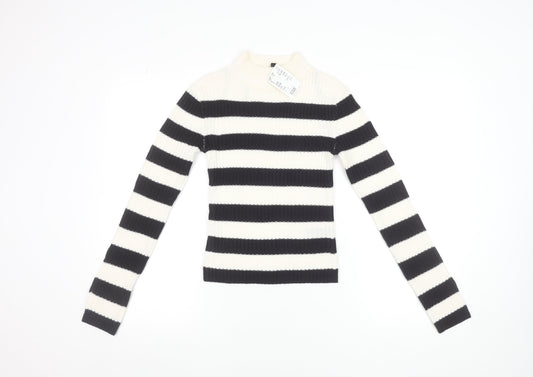 Womens UK Size 12 H&M Multicoloured Pullover Jumper