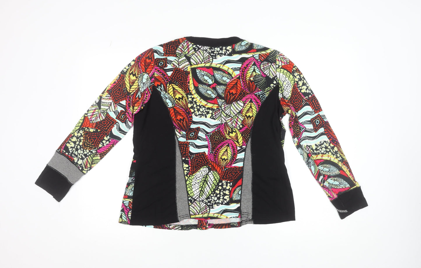 Womens UK Size S Pauporté Multicoloured Cropped Button-Up