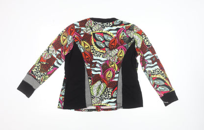 Womens UK Size S Pauporté Multicoloured Cropped Button-Up