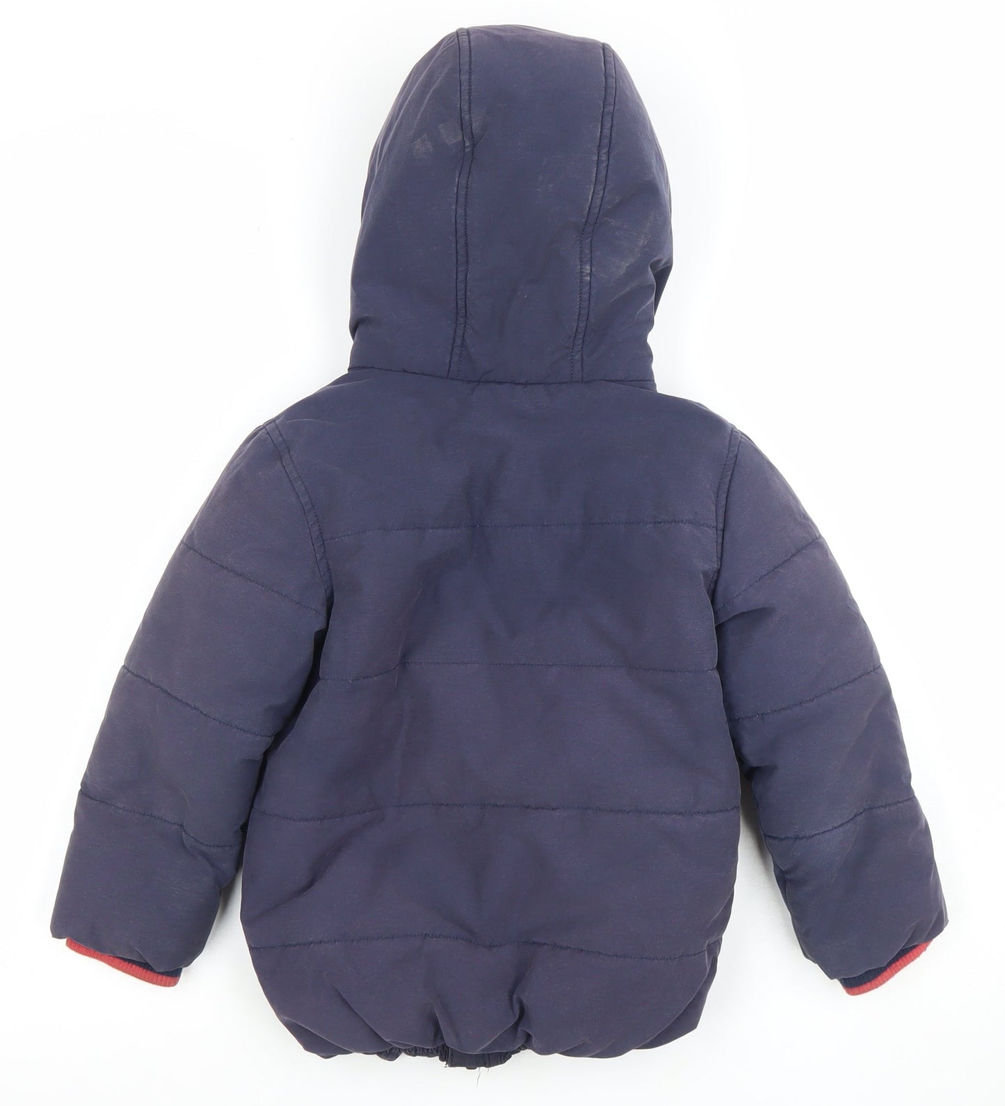 Boys UK Size 5-6 Years Crew Clothing Blue Puffer Jacket