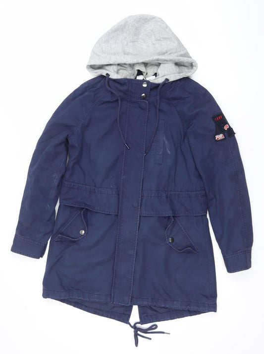 Womens UK Size S Semir Blue Parka Coat