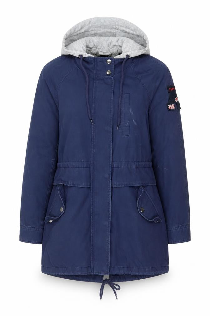 Womens UK Size S Semir Blue Parka Coat