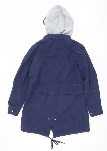 Womens UK Size S Semir Blue Parka Coat