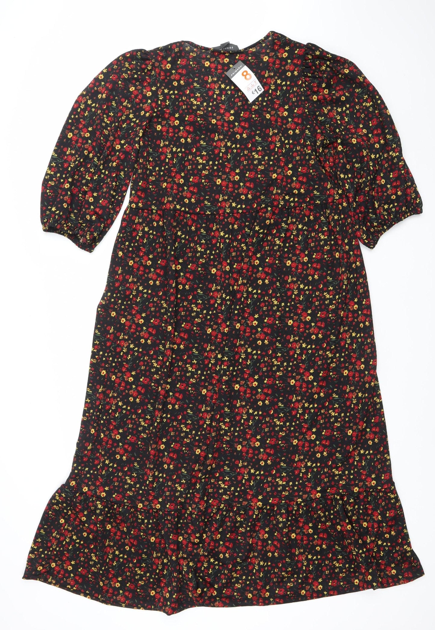 Womens UK Size 8 Primark A-Line Dress