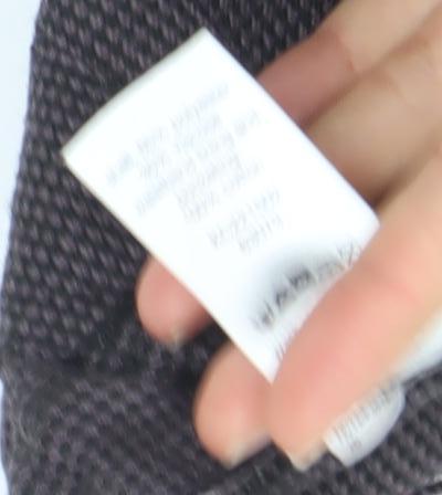 F&F Girls Grey Check Chino Shorts 2-3 Years Cotton Blend Elastic Waist