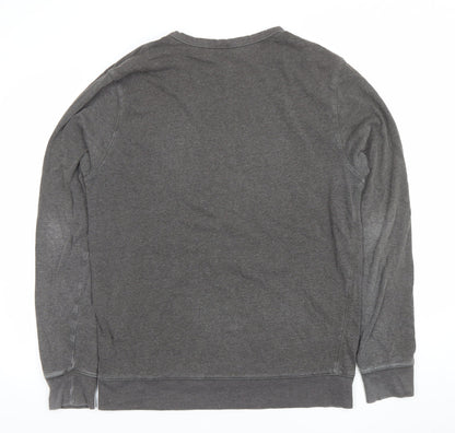 Mens UK Size L H&M Grey Pullover Sweatshirt