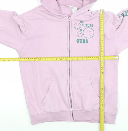 Girls UK Size 8-10 Years H&M Pink Full Zip Hoodie
