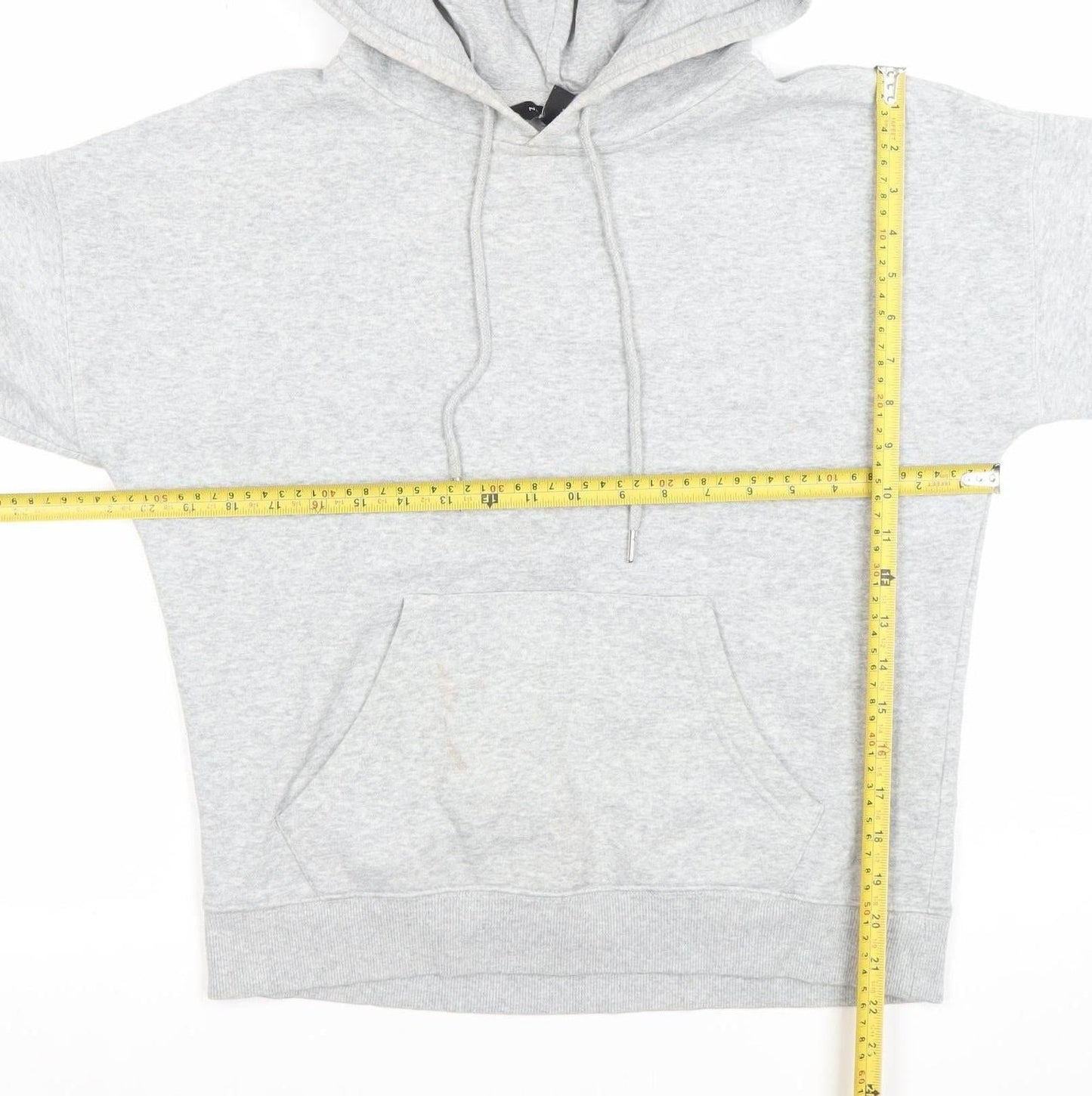 Womens UK Size 8 New Look Grey Pullover Hoodie