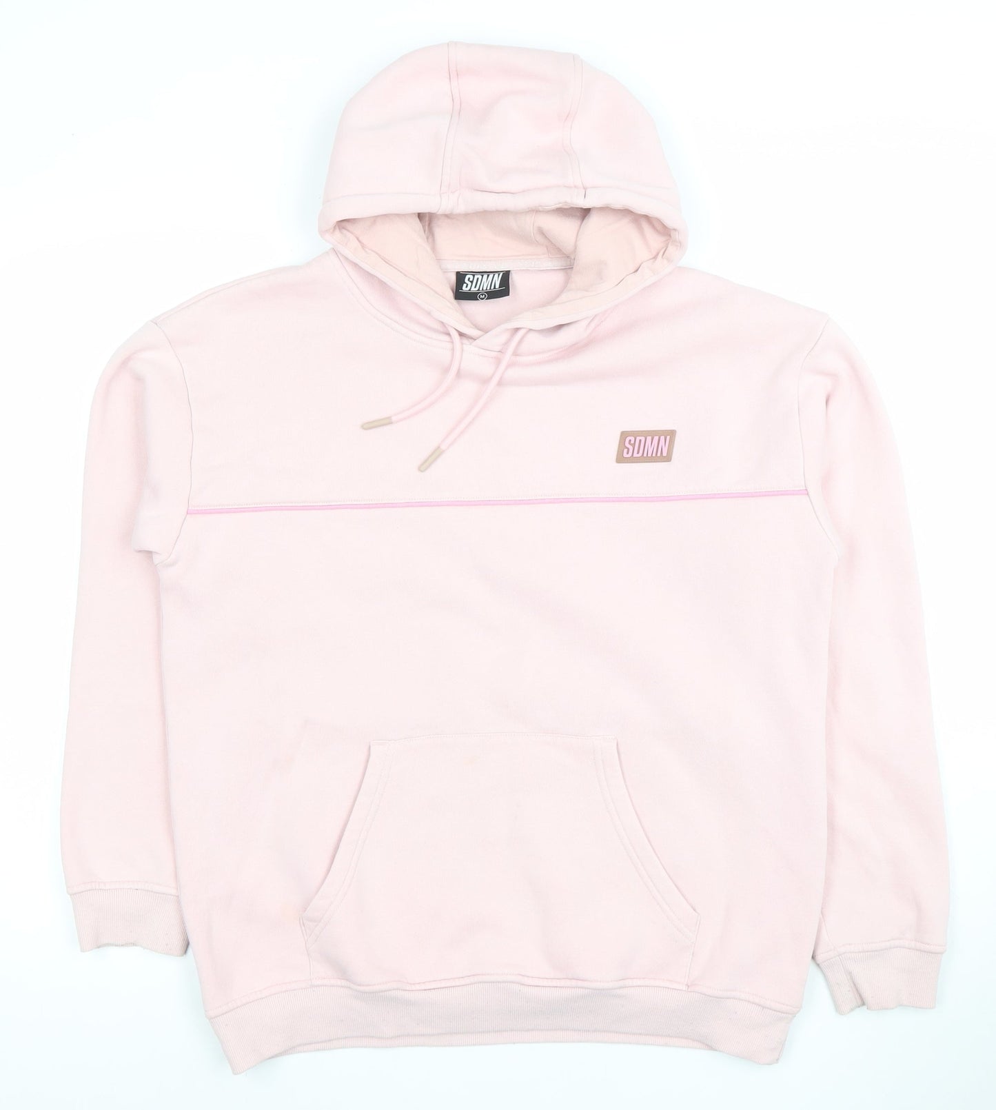 Womens UK Size M SDMN Pink Pullover Hoodie