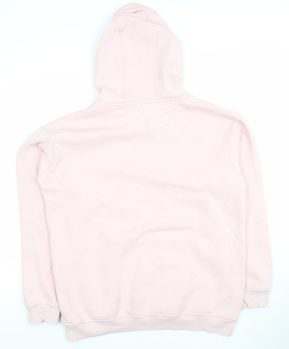 Womens UK Size M SDMN Pink Pullover Hoodie