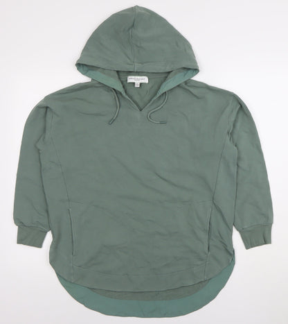 Womens UK Size XS Carolyn Donnelly The Edit Green Tunic Hoodie