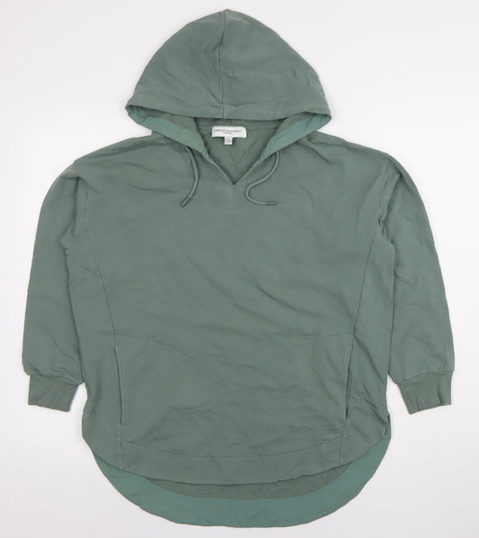 Womens UK Size XS Carolyn Donnelly The Edit Green Tunic Hoodie